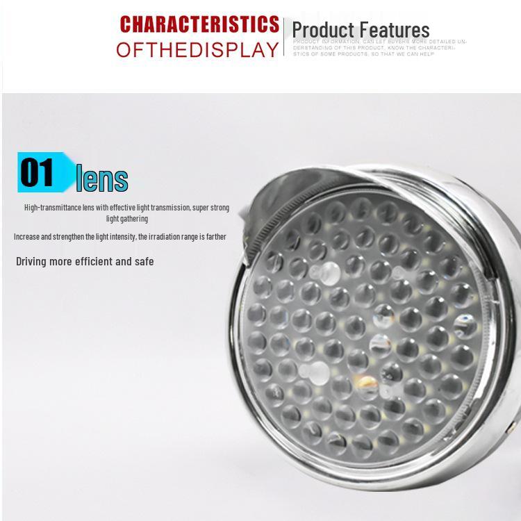 Super Bright LED Headlight for Electric Three-Wheeled Vehicles