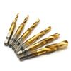 Screw Thread Bit HSS Screw Machine Titanium Plated Shank Tap Drill Bits Hex Shank Tap Drill Bit