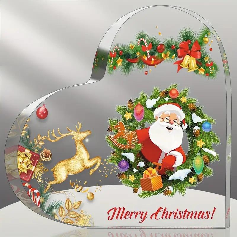 1pc Acrylic christmas ornaments Mother's Day Gifts Home Decoration Ornaments
