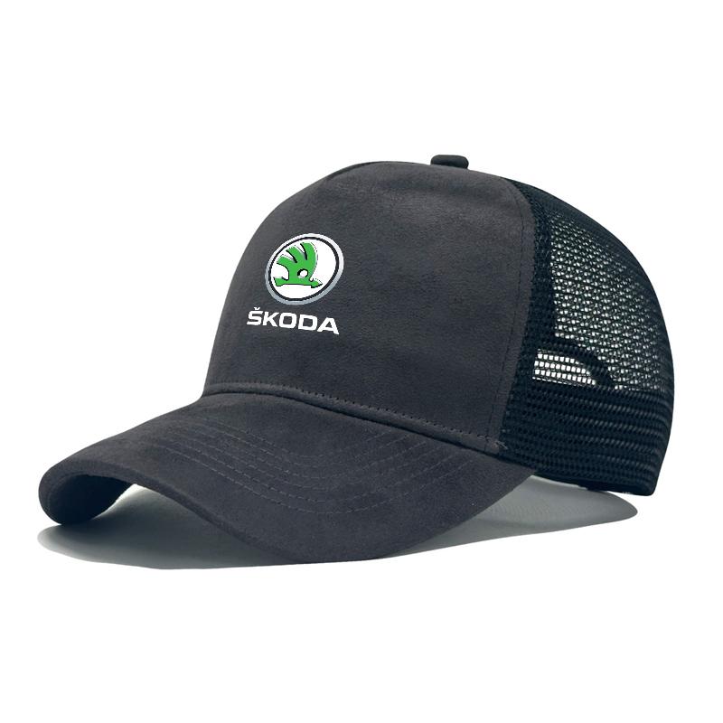 JSVL7 Car Logo Outdoor Sports Casual Sunscreen Hat Breathable Baseball Cap For Skoda Octavia A2 A5 A7 Fabia Rapid Superb Yeti