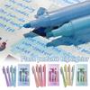 4Pcs DIY Art Highlighter Mark Key Points Fluorescent Pen Color Marker Pen  Graffiti Tools