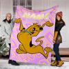 Personalized Custom Name Blanket - Scooby-Doo Print Design,Blanket for Sofa,Bed,Travel,Camping - Soft and Warm, Great Gift