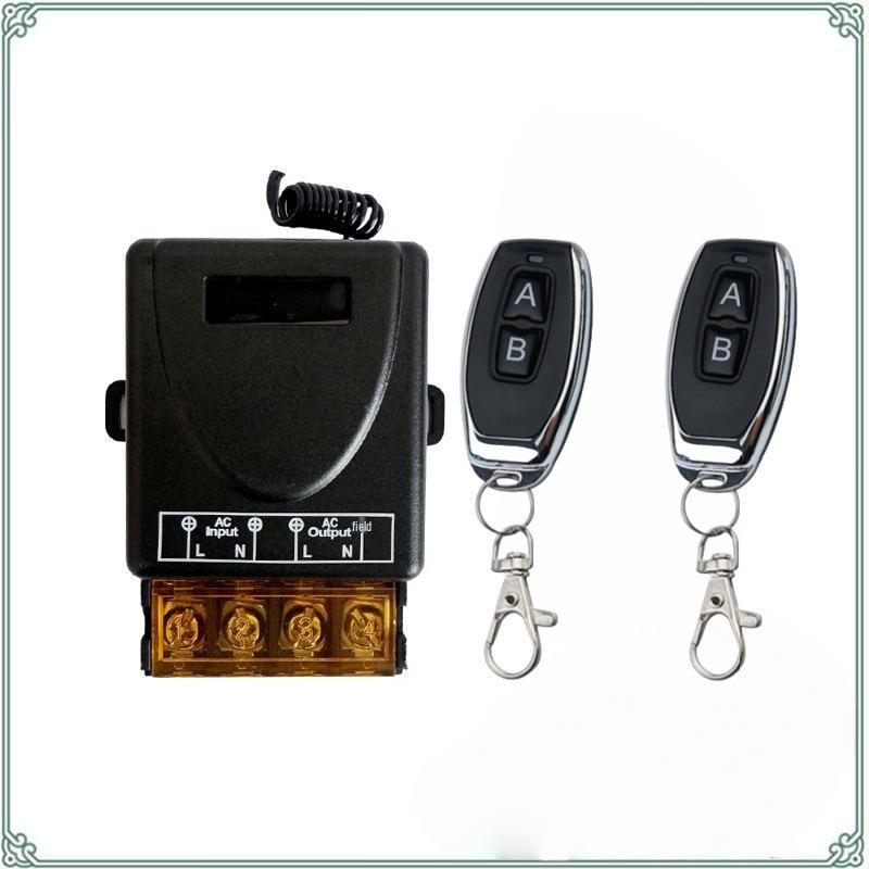 Беспроводной пульт дистанционного управления 220 В 30 А для водяного насоса, двигателя, кухонной вытяжки, вытяжного вентилятора и распылителя.