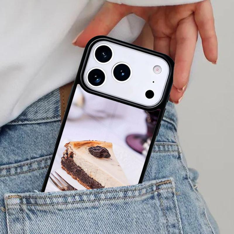 Чехол для телефона 'Тортовое искусство' Fancy Desert для iPhone 16e 15 14 13 12 17 Pro Max Plus Air 17pro Чехол Coque