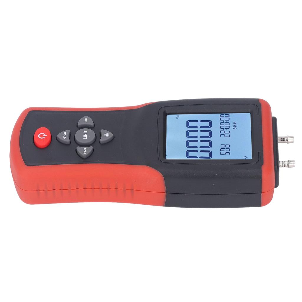 Цифровой манометр с 12 выбираемыми единицами, многофункциональный цифровой дифференциальный манометр с