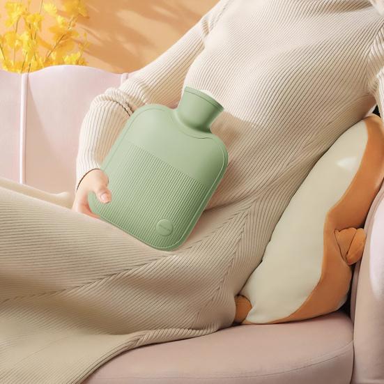 1 комплект, сумка для горячей воды 500 мл/1000 мл/2000 мл, многоразовая герметичная безопасная бутылка с горячей водой, грелка для рук и ног для дома