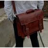 Портфель для ноутбука для мужчин и женщин из натуральной кожи, винтажная офисная сумка