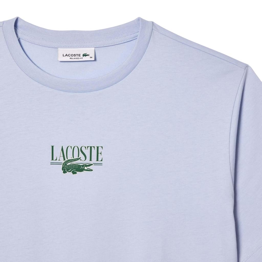 Lacoste Womens/Ladies Printed Cotton Relaxed Fit T-Shirt