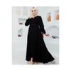 Waist Detailed Mevlana Abaya Sleeve Elastic Aerobin Summer