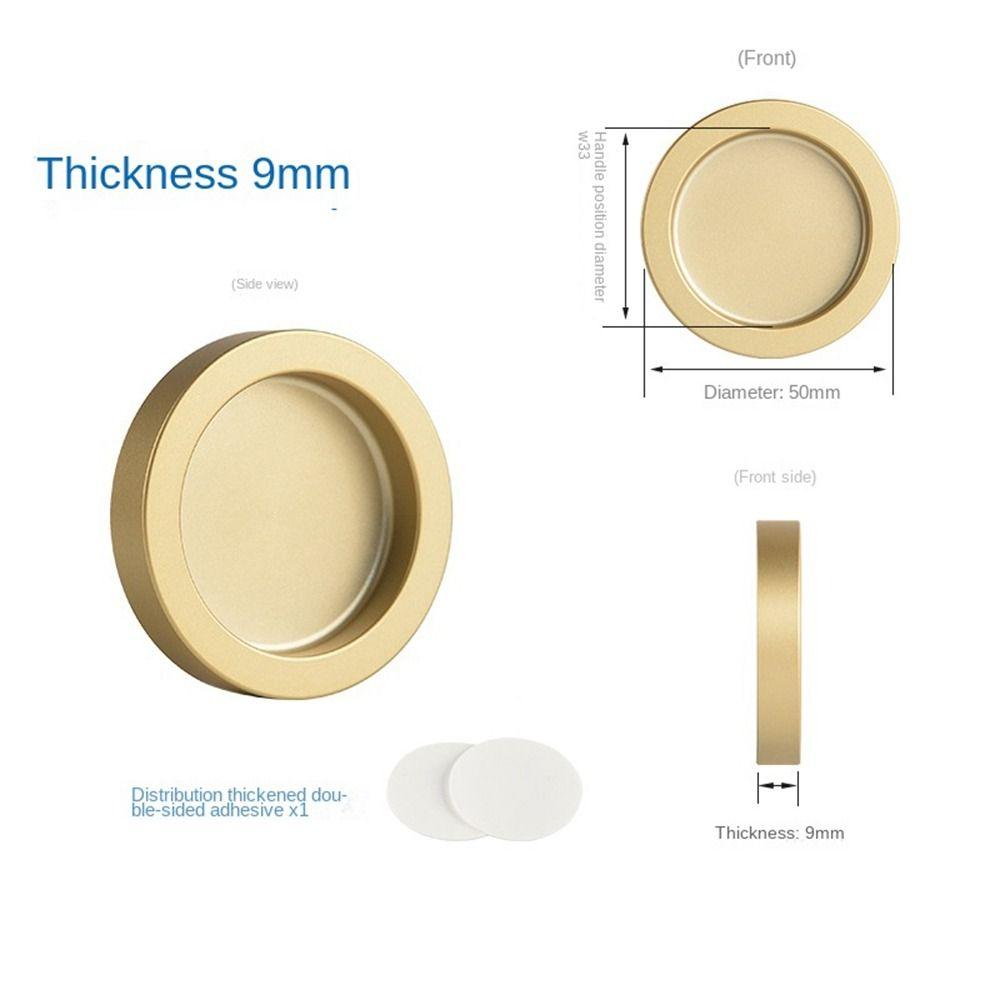 Встроенная невидимая дверная ручка, мебельные ручки из алюминиевого сплава, ручки для шкафов, стеклянные двери