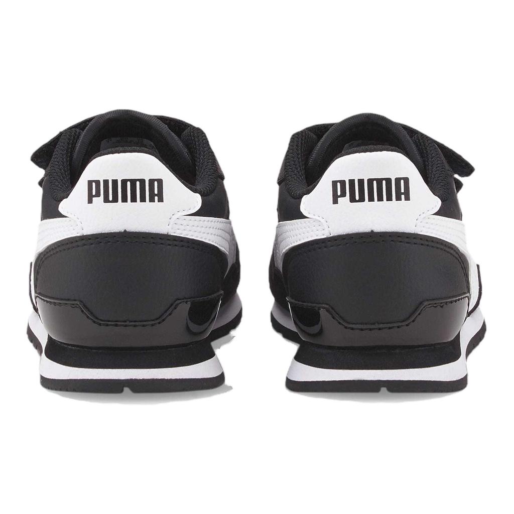 Puma ST Runner v3 Nylon Little Kid 'Black White'