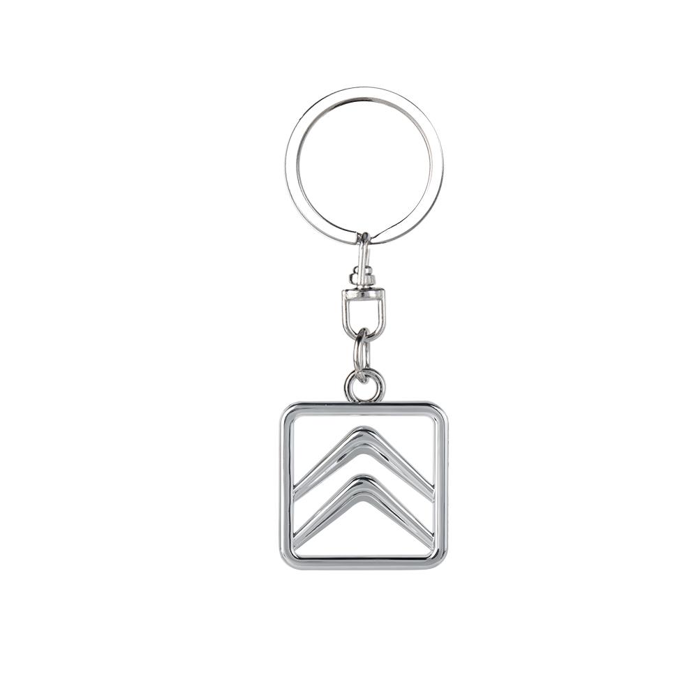 1pcs New Car Metal Keychain Hollow Key Ring Accessories For Citroen C1 C2 C3 C4 Grand Picasso C4L C5 C-ELYSEE Berlingo Cactus DS