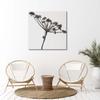 Canvas Print Plant Black & White