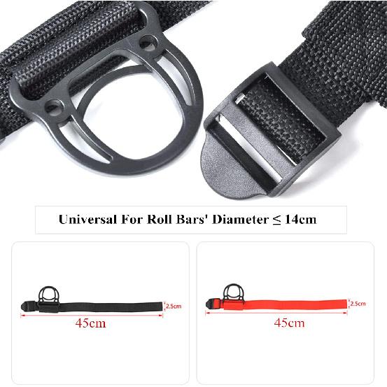 YOCTM Roll Bar Coat Hanger Clothes Hook Compatible With Jeep Wrangler JL JT TJ JK JLU Sports Sahara Freedom Rubicon X & Unlimited 1997-2025 Black