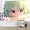 Kawaii Murasame Cute Galgame Senren Banka Girl Room Tapestry Home Decoration Wall Art Tapestries Dormitory Background Cloth Gift