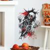 Halloween Broken Wall Skull Blood Print Bedroom Living Room Home Decoration Wall Stickers Self-adhesive