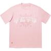 Li Ning Reignite Series Loose Printed Round Neck Short Sleeve T-Shirt Unisex Tops Soft-Mist-Pink AHSU923-4