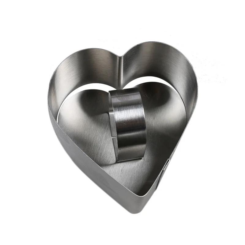 Stainless Steel Mousse Ring Cake Mold Baking Tools Kitchen Bakeware Cake Molds DIY Cupcake Salad Dessert Cake Decorting Tools