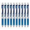 Шариковая ручка Pentel с гелевыми чернилами Energel, выдвижной стержень из серебра, синяя, 10 шт., 1,0 мм BL80-C