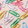 28mm Colored Paper Clips: Plastic-Coated Stationery Set for Students & Office
