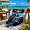Custom Name Dark Kingdom's Rise Warcraft Beach Towel Microfiber Beach Towel, Lightweight and Quick-Dry, for Summer Travel, Swimming Pool Gift