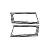 Carbon Fiber Car trument Panel Left Right Air Outlet Trim Frame Interior Decoration Sticker For BMW 5 Series E60 2004-2007