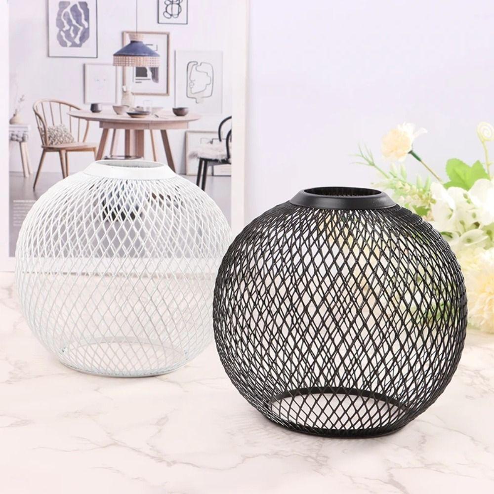 Железный Подвесной Абажур Ажурный Абажур Люстры Ракушечные Плафоны Ресторан