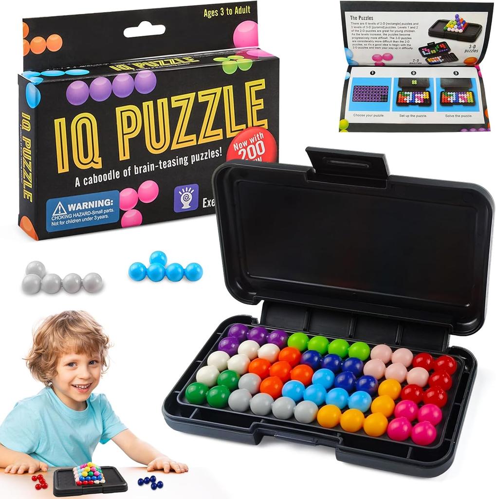 IQ Puzzler Pro, Игра-головоломка, Игры-головоломки для детей, с 200 видами задач, 3D логические игры для детей от 8 лет и взрослых