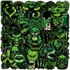 50Pcs Cool Green Monster Claw Stickers DIY Stickers Scrapbooking Phone Luggage Skateboard Vinyl Waterproof Graffiti Decals