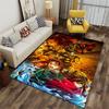 Anime-Inspired Warrior Carpet suitable as a non-slip mat for the living room or bedroom sofa