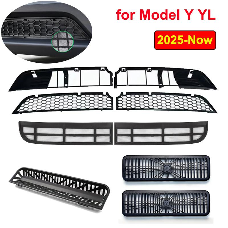 For Tesla Model Y YL Juniper 2026 Lower Bumper Anti Insect Net Air Conditioning Inlet Intake Cabin Debris Filter Accessories