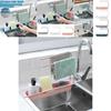 Versatile Telescopic Sink Rack Holder With Extendable Storage For Soap Sponge Towel