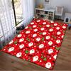 Santa Claus Christmas Pattern Rug Non-slip rug suitable for living room and bedroom sofas.