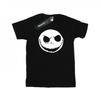 Girls Nightmare Before Christmas Jack Skellington Face Cotton T-Shirt