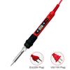 Digital LCD Display Soldering Iron 80W with ON/OFF Switch Adjustable Temperature Welding Tools Ceramic Heater Soldering Tips