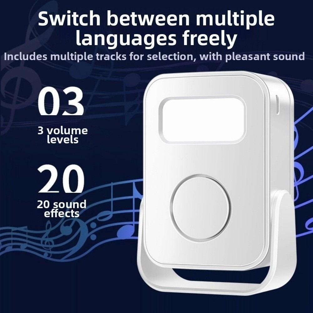 PIR Motion Detector Door Greeter Sensor Alarm Infrared Sensor Door Bell Chime Security System