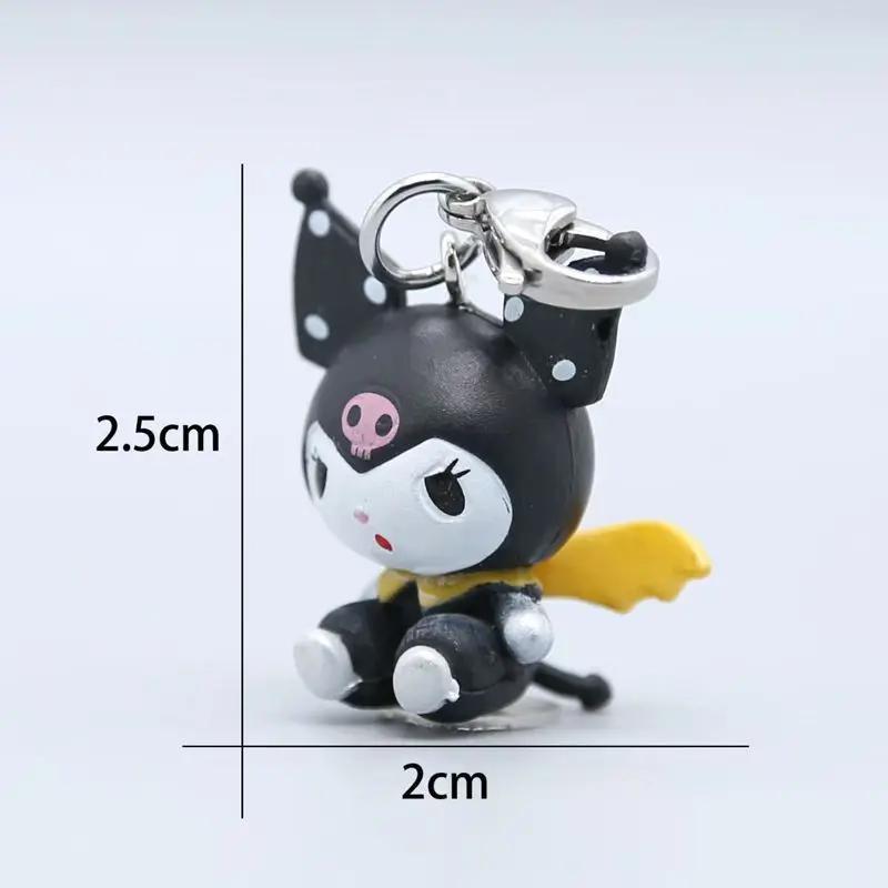 Hello Kitty Cute Cartoon Keychain Bag Clothing Puller Phone Rope Necklace Accessories Pendant Kawaii Women Student Toy Wholesele