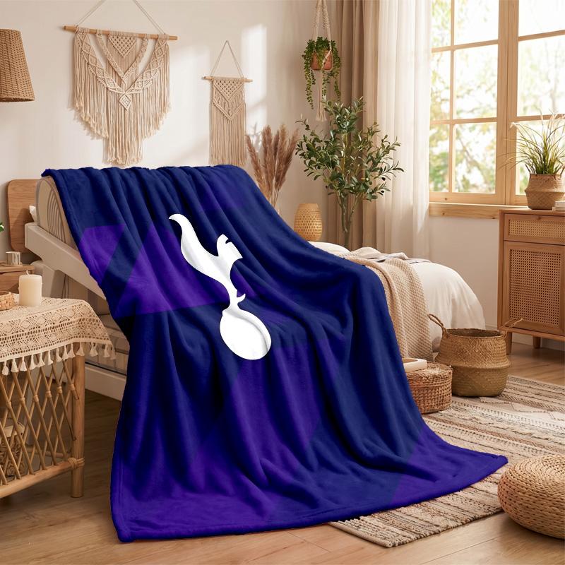 Tottenham Hotspur Print Flannel Blanket Soft Warm Sofa Bed Throw Blanket For Home Office Bedroom