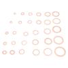 568pcs Crush Washers Assortment Kit Brass IMPA813080 M5 M6 M8 M10 M12 M14 Metric Oil Drain Plug Gasket Seal Kit for