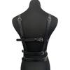 Женское сексуальное кожаное белье бондаж нагрудный ремень готический бюстгальтер ремень нижнее белье подтяжки БДСМ эротический фетиш одежда аксессуар