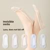 5 Pairs of Women's Summer Thin Ice Silk Cotton Sole Shallow Mouth Invisible Lace Mesh Non Slip Socks