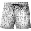 Mens Swimwear Shorts Animal 3d Surfing Board Short Beach Shorts Men Trunk Masculina Swimsuit Sports Pants Brief Loose Shorts