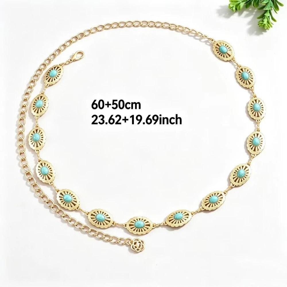Минималистичный металлический пояс-цепочка на талию Ретро Роскошная цепочка на тело Женская цепочка на талию Женская повседневная