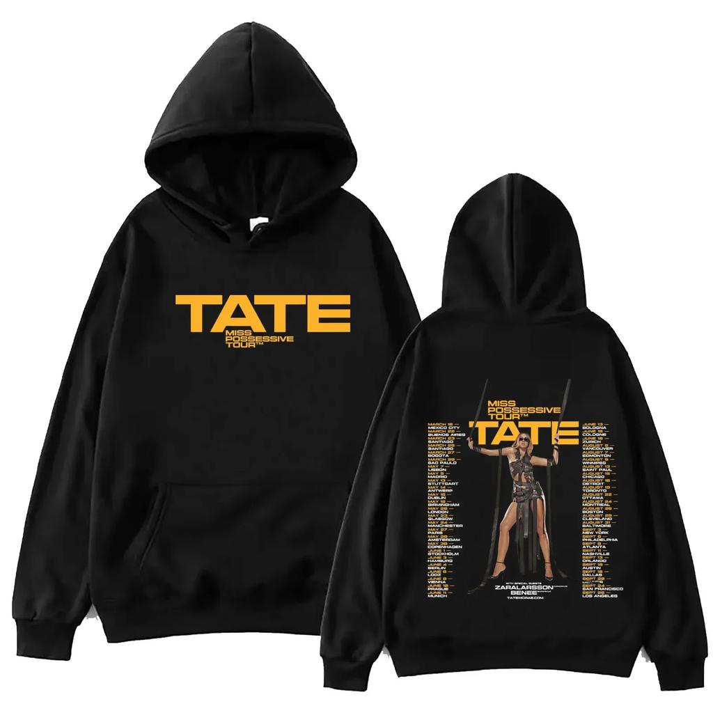 Miss Tate McRae's Possessiveness Journey Printed Hoodie, Pullover, Casual Top, Men's and Women's Sweatshirt, Boys' Fan Gift