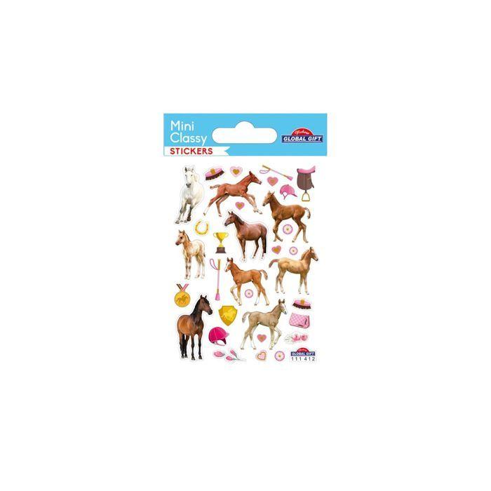 Stickers - Classy - Chevaux - Pailleté - Enfant - Mixte