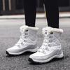 Fashion Winter Cotton Shoes Women Thick Soled Anti Slip Work Snow Boots Comfortable Outdoor Wear-resistant Plush Warm Ankle Boots 2024