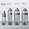 2 Liter Big Water Bottle with Straw 2L/1.5L/1L/0.6L Large Capacity School Gym Sports Drinking Bottles BPA Free Fitness