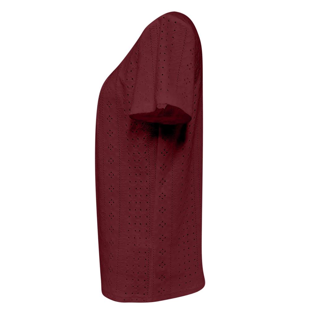 Летний свободный повседневный однотонный топ с квадратным вырезом и короткими рукавами, универсальные женские футболки