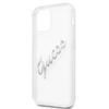 Guess Guhcp12Mktrsvsi Iphone 12/12 Pro 6,1 Transparent Hardcase Vintage Script Silver