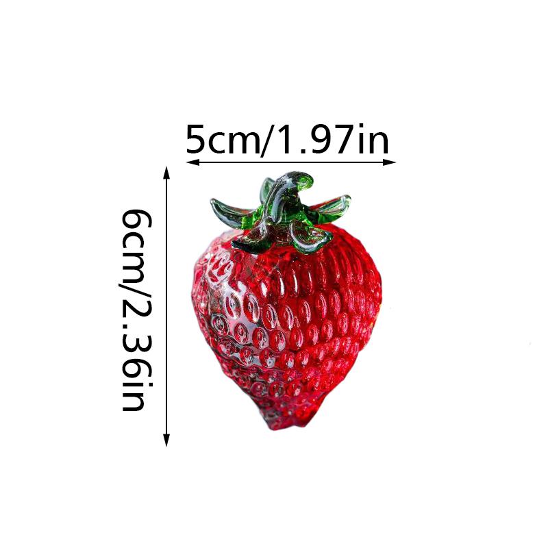 Красочные хрустальные фрукты украшение стола фруктовые фигурки подарок сувенир домашний декор